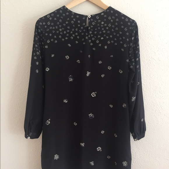 Silk Floral Mini Dress - Picture 4 of 7